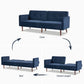 Moreno Convertible Sofa - Velvet