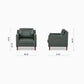 Sedona Accent Chair - Faux Leather