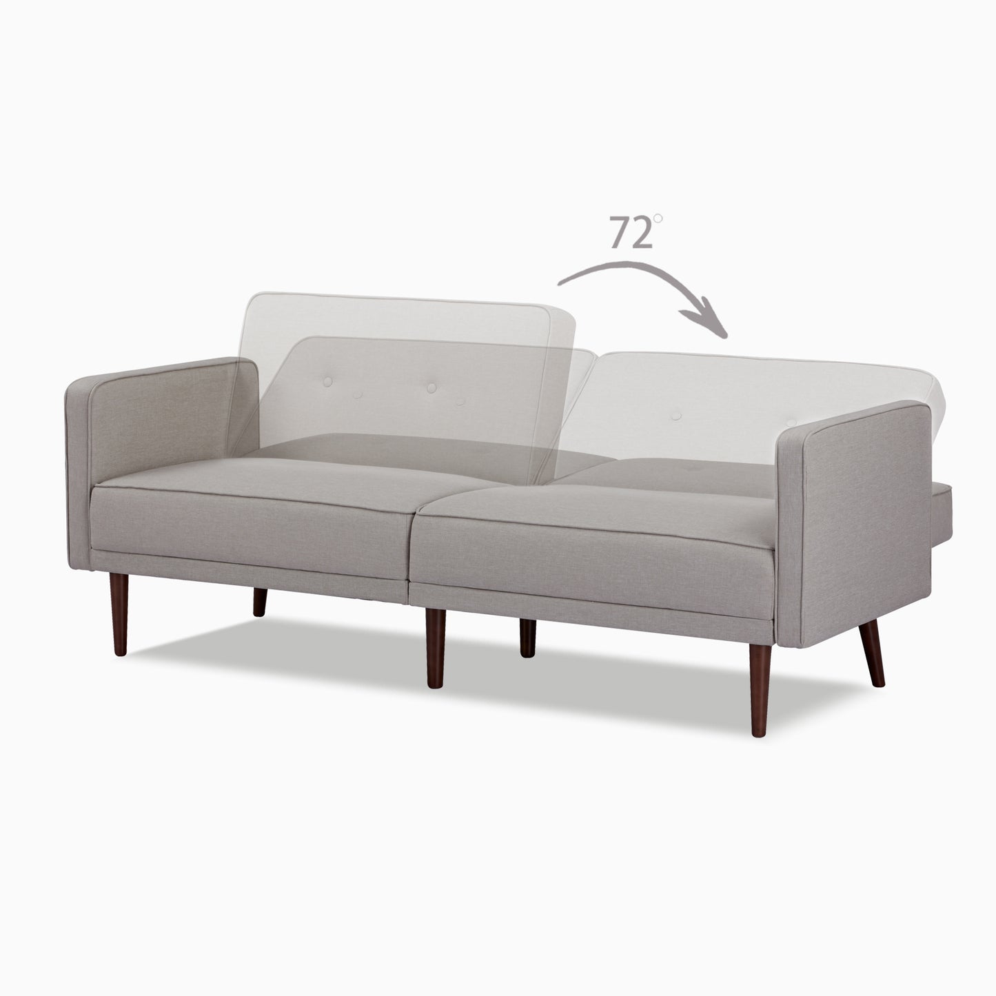 Moreno Convertible Sofa - Faux Linen